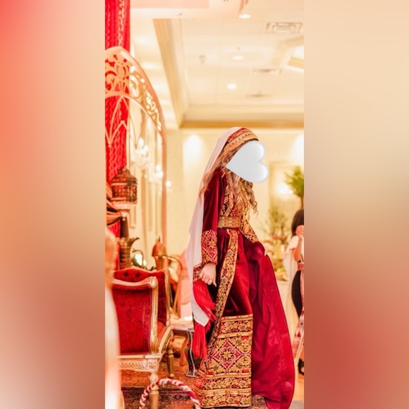 *SOLD* Palestinian Thobe - Henna dress - Picture 5 of 17